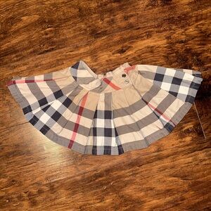 Burberry baby girl nova check skirt 18 months Plaid Pleated Skirt